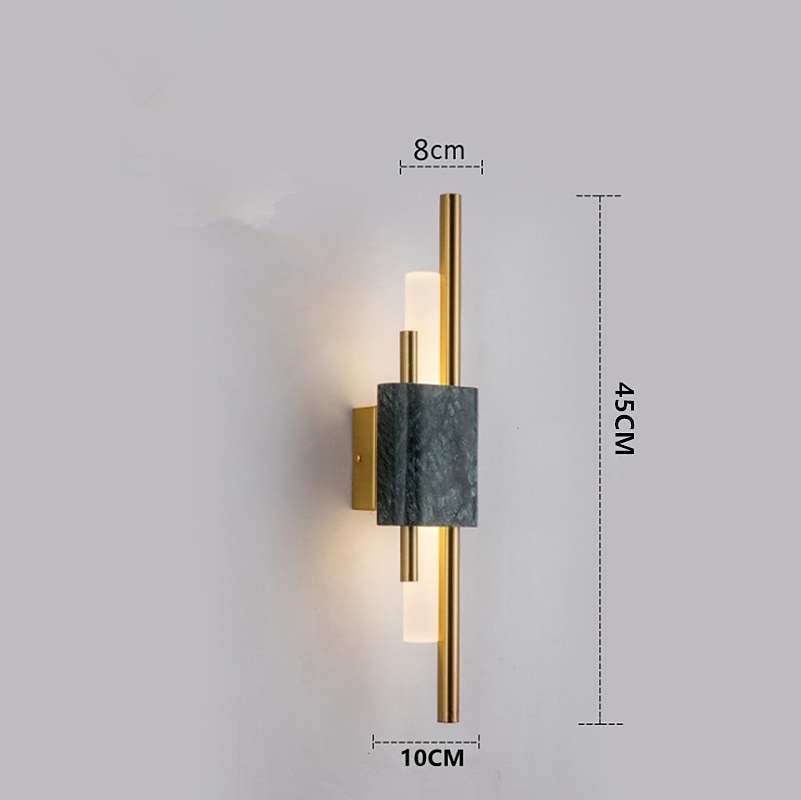 Lampada Da Parete Moderna A Led Sfondo In Marmo Lampada Da Parete Albergo Scala Corridoio Camera Da Letto Lampada Da Comodino Soggiorno del 2025 a $166.99 –P8