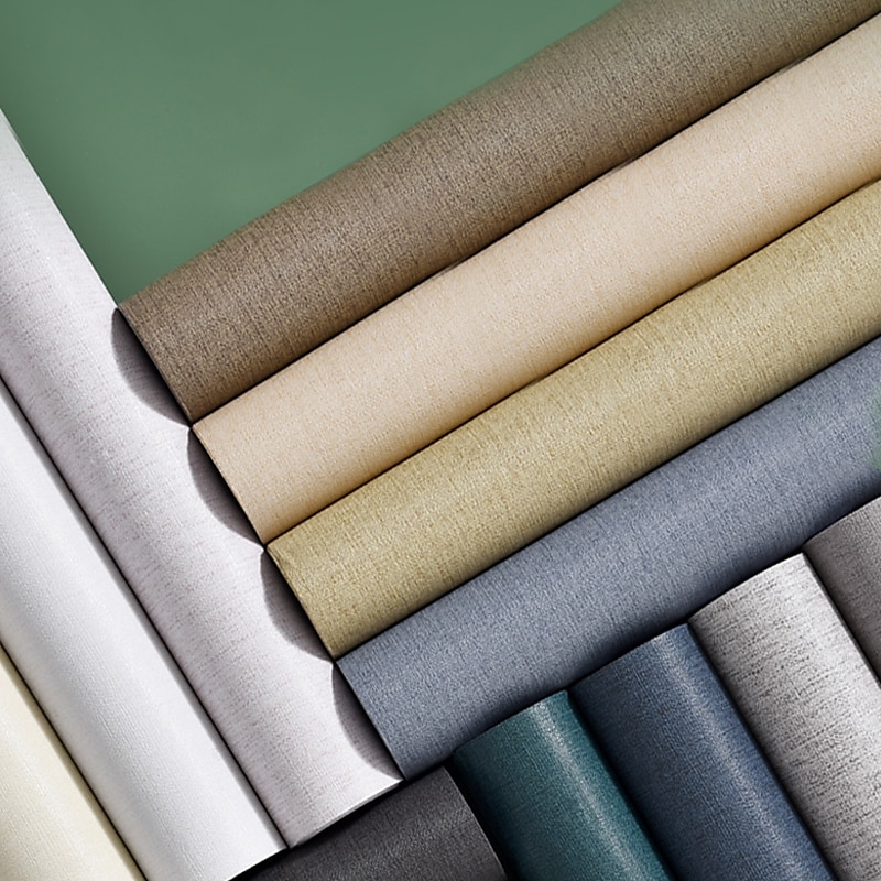 självhäftande pvc vattentät oljesäker säckväv textur tapet kontakt papper vägg badrum köksmöbler renovering väggdekal 300*60cm 2026 - $30.99 –P2