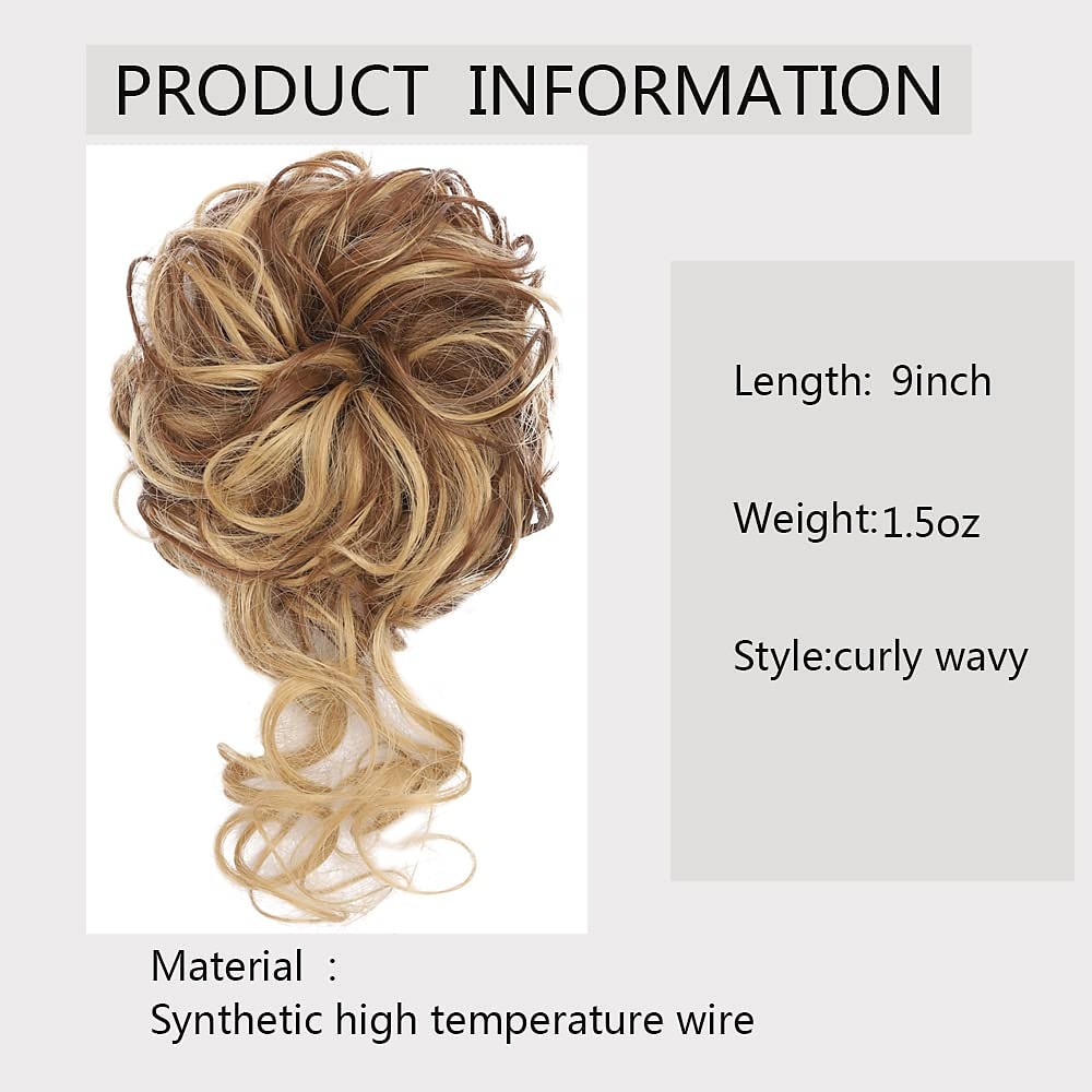 Bun Hairpiece Hair Extension Ponytail With Elastic Rubber Band Updo Ponytail Hairpiece Synthetic Hair Extensions Scrunchies Ponytail Hairpieces for Women Daily Party 2025 - $13.49 –P4
