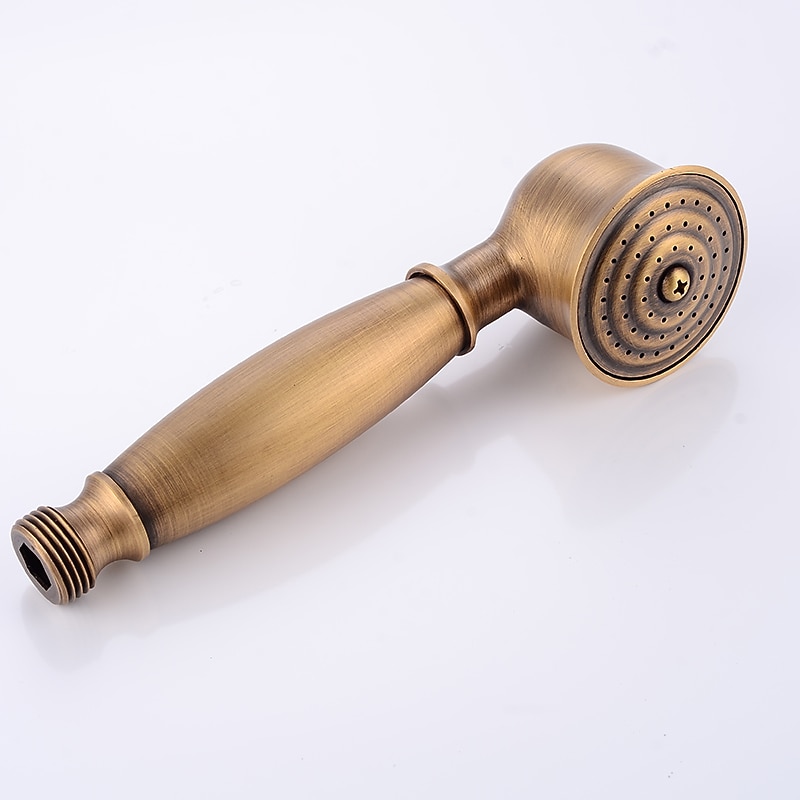 Shower Faucet / Body Jet Massage Set - Handshower Included pullout Rainfall Shower Antique / Vintage Style Antique Brass Mount Inside Brass Valve Bath Shower Mixer Taps 2026 - $195.99 –P14