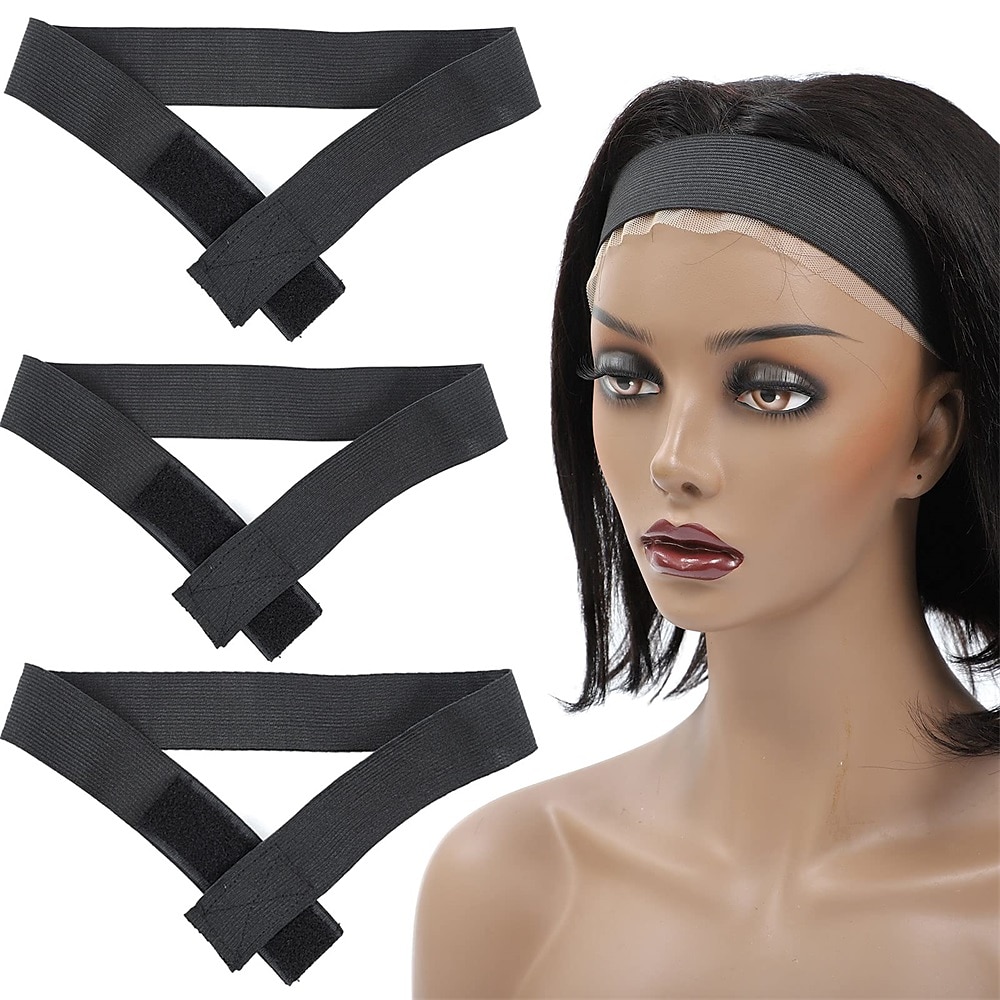 Elastic Melt Band for Wig With Velcro, Wig Band for Laying Down