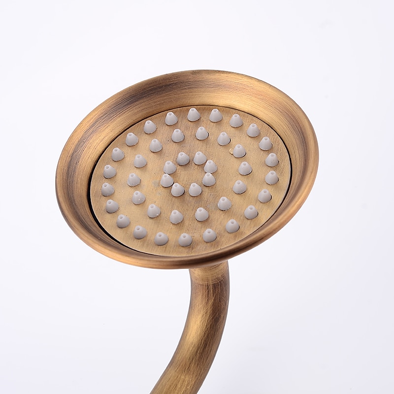 Shower Faucet / Body Jet Massage Set - Handshower Included pullout Rainfall Shower Antique / Vintage Style Antique Brass Mount Inside Brass Valve Bath Shower Mixer Taps 2026 - $195.99 –P11