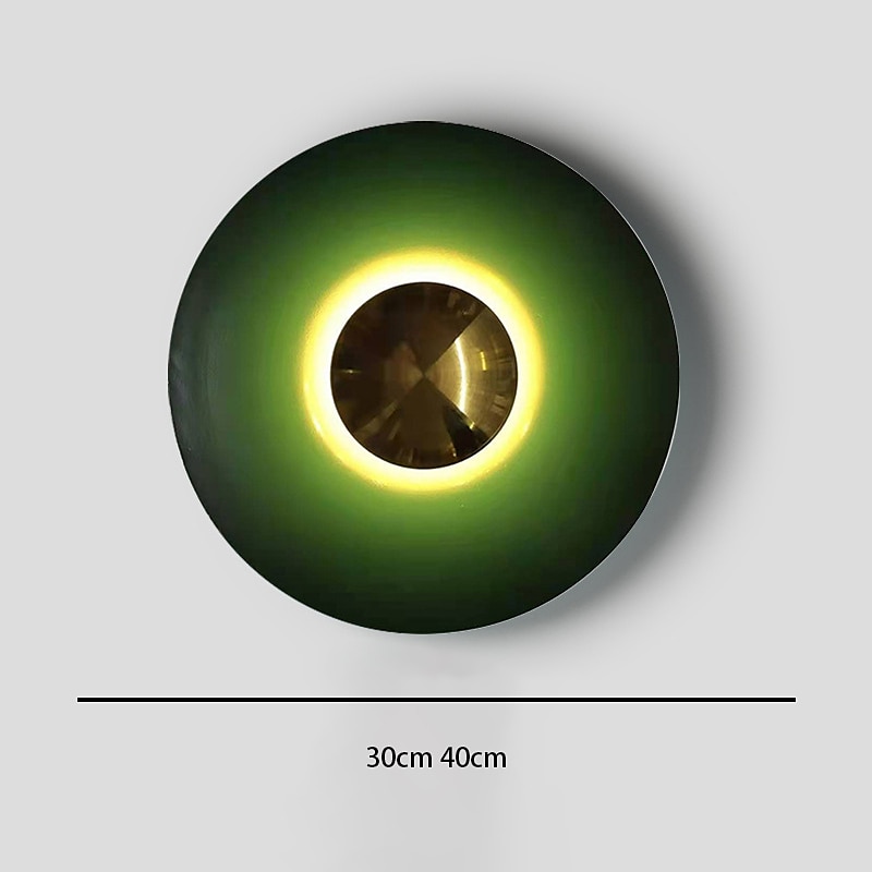 moderní interiérové nástěnné světlo v severském stylu led kulaté designové barevné ložnice jídelna obývací pokoj kovová nástěnná svítidla 220-240v 2026 - $170.99 –P1