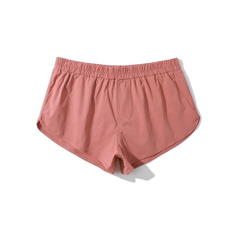 Herr Rosa shorts Atletiska shorts Casual shorts Elastisk midja Ensfärgat Komfort Andningsfunktion Kort Utomhussport Dagligen Badning Stylish Ledig / Sportig Svart Vit Microelastisk 2025 - $24.99 -P10