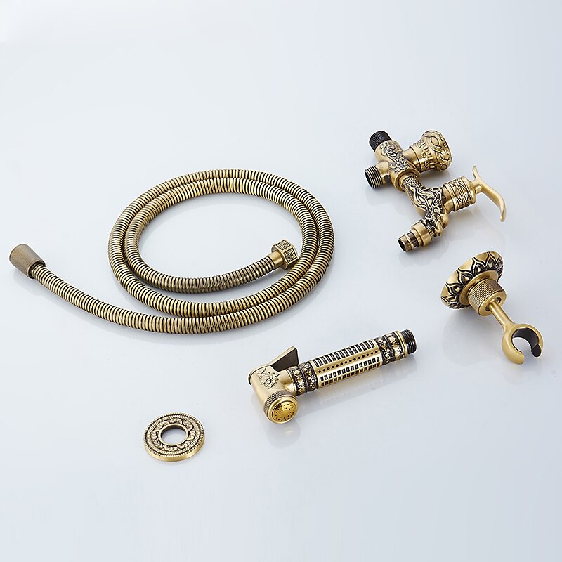 Bathroom Bidet Shower Sprayer Brass Toilet Douche Hygienic Cleaning Head Set Tap 2025 - $64.99 –P1