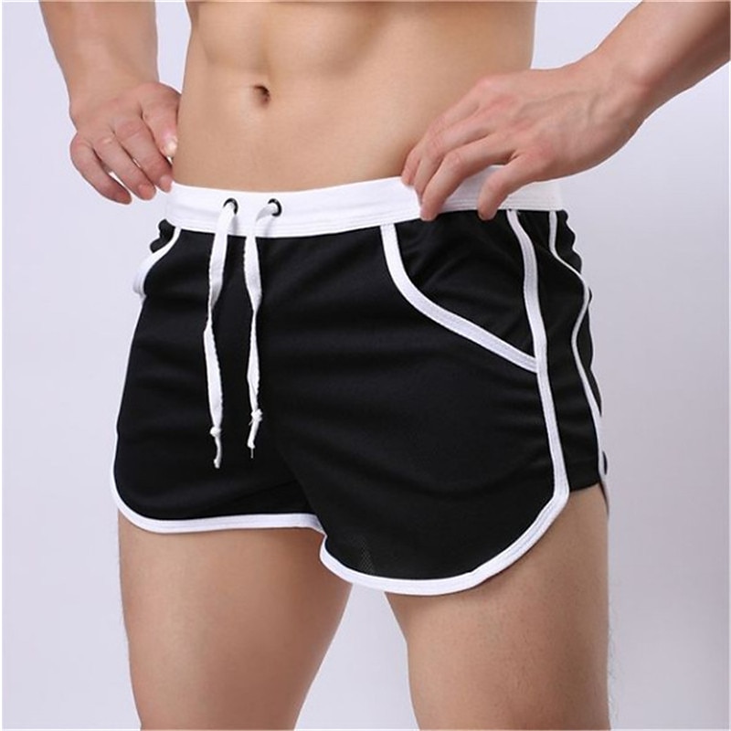Herren Badehose Schwimmshorts Bademode Boardshorts Badeshorts 3-Zoll-Shorts Elastische Taille Farbblock Komfort Atmungsaktiv Kurz Sport in der Natur Täglich Baden Stilvoll Casual / sportlich Schwarz 2025 - $10.99 –P5
