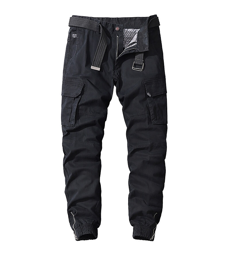 Hombre Pantalones cargo Pantalones para senderismo Militar Verano Al aire libre Ajuste regular Ripstop Secado rápido Bolsillo con cremallera Multi bolsillo Pantalones / Sobrepantalón Prendas de abajo 2025 - $49.99 –P5