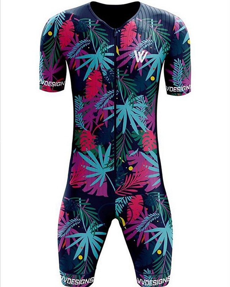 Naisten Lyhythihainen Pyöräily jersey ja shortsit Triathlon Tri -puku Kesä Polyesteri Tumman harmaa Mineraalin vihreä Punainen ja valkoinen Pyörä Liikunta-asut Hengittävä Nopea kuivuminen Hike 2025 - $37.59 –P8