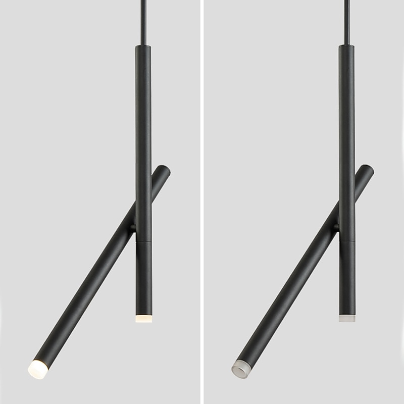 2,5 cm lumina suspendata led lumina pe pista reflector finisaje metalice vopsite stil nordic 220-240v 2025 - $113.99 –P8