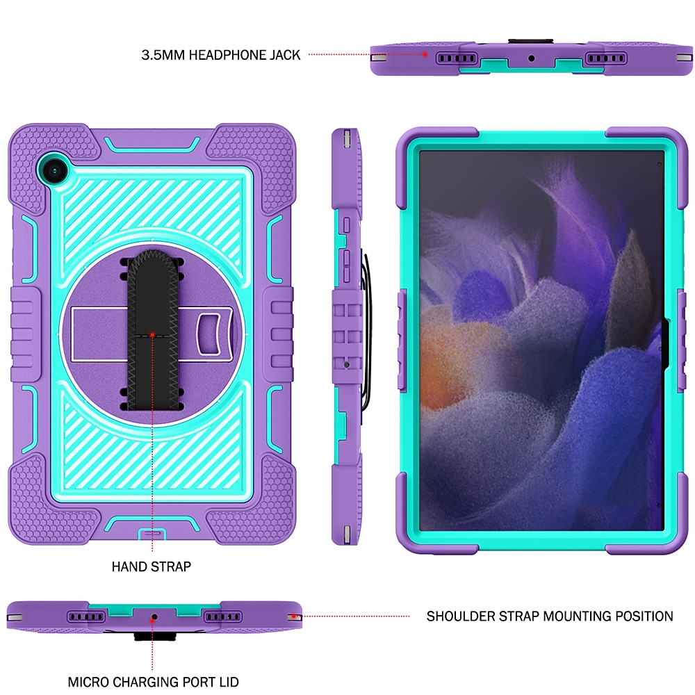 Tablet Case Cover For Samsung Galaxy Tab S7 Plus FE S6 Lite 10.4" A 8.4" 2022 2021 2020 2019 Portable with Stand Holder Dustproof Silica Gel PC 2025 - $33.99 –P5