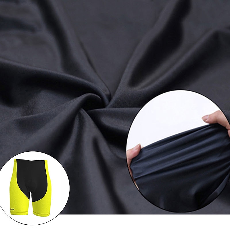 Herr Cykelvägshorts Cykelshorts Vadderade cykelbyxor Cykel Shorts Byxor Bergscykling Vägcykling sporter Lappverk Självlysande 3D Tablett Cykel Andningsfunktion Snabb tork Gul Röd Polyester Elastan 2025 - $20.79 –P6