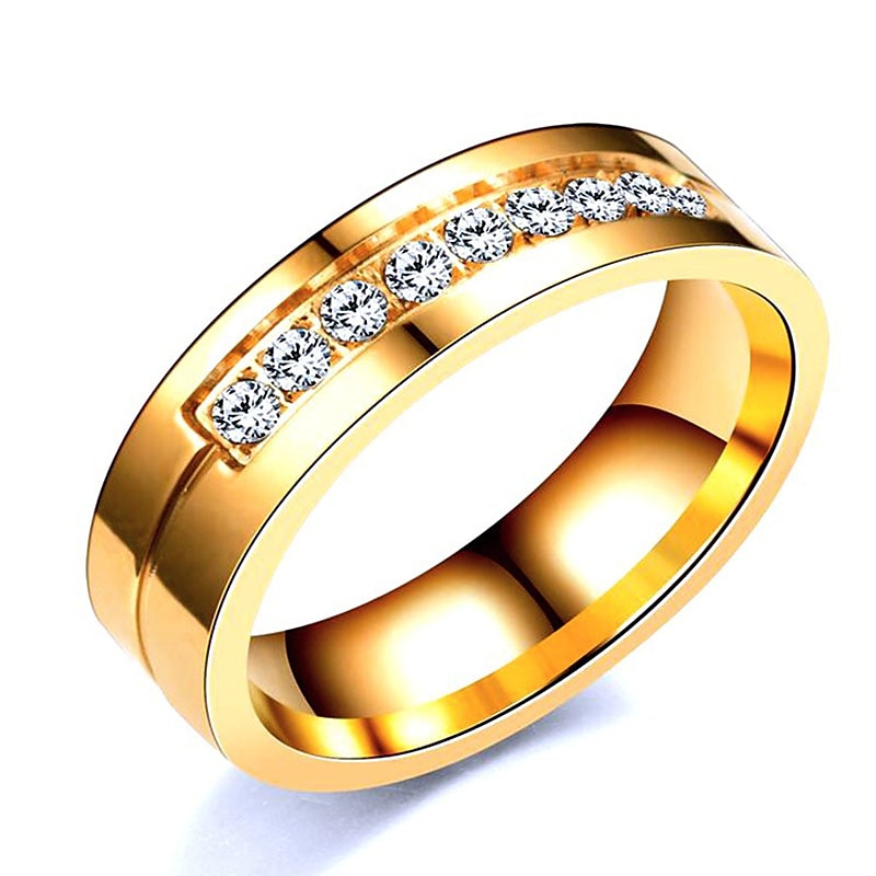 parringer ham og henne rustfritt stål matchende løfte ring prinsesse kutt bryllup forlovelsesring kubisk zirkonium cz ring kvinner menn kjærlighet bryllupsmotiver tilbyder 2025 - $7.99 –P2