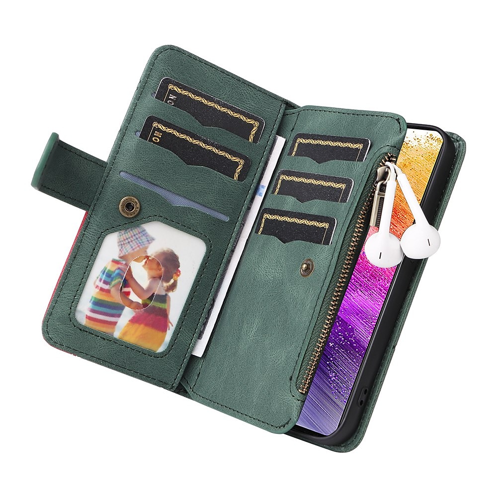 telefono Custodia Per Samsung Galaxy S25 S24 S23 S22 S21 FE S21 Ultra Plus A73 A53 A33 S20 Custodia Portafoglio Flip Cerniera Con Cinturino da Polso Tinta unita Pelle PU del 2025 a $17.99 –P5