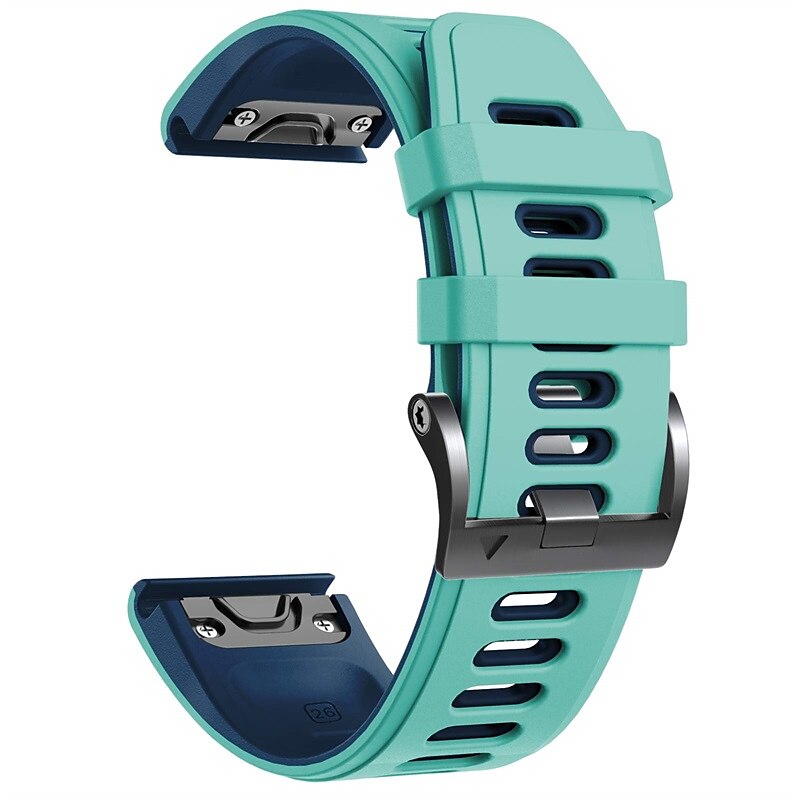 Cinturino per orologio  per Garmin Fenix 7 7X 6 6X Pro Epix Pro 47mm 51mm Instinct 2X Approach S70 47mm S62 S60 Forerunner 955 945 Epix Marq Descent Quatix 22mm 26mm Silicone Sostituzione Cinghia del 2025 a $24.99 –P8