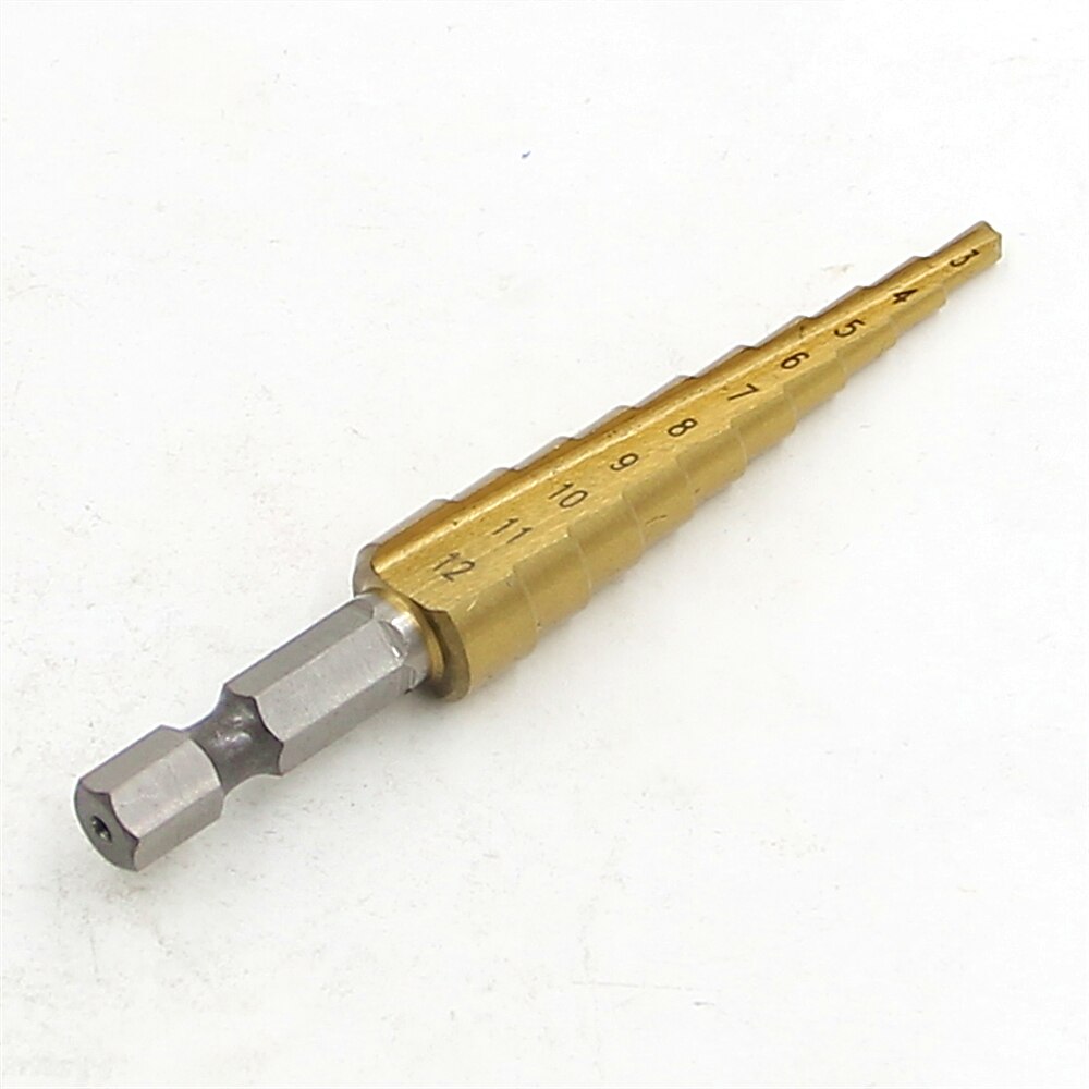 punte da trapano hss 3mm-12mm utensili elettrici per flauto dritto 1/4 codolo esagonale prezzo all'ingrosso 10 passaggi perforazione del metallo titanio del 2025 a $9.99 –P4