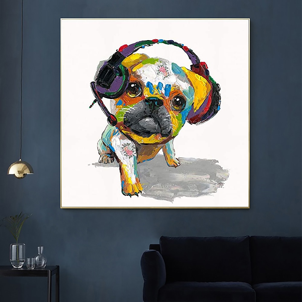 Hang-Painted öljymaalaus Maalattu Neliö Eläimet Pop-taide Moderni Ilman Inner Frame  (ei kehystä) 2026 - $67.99 –P4