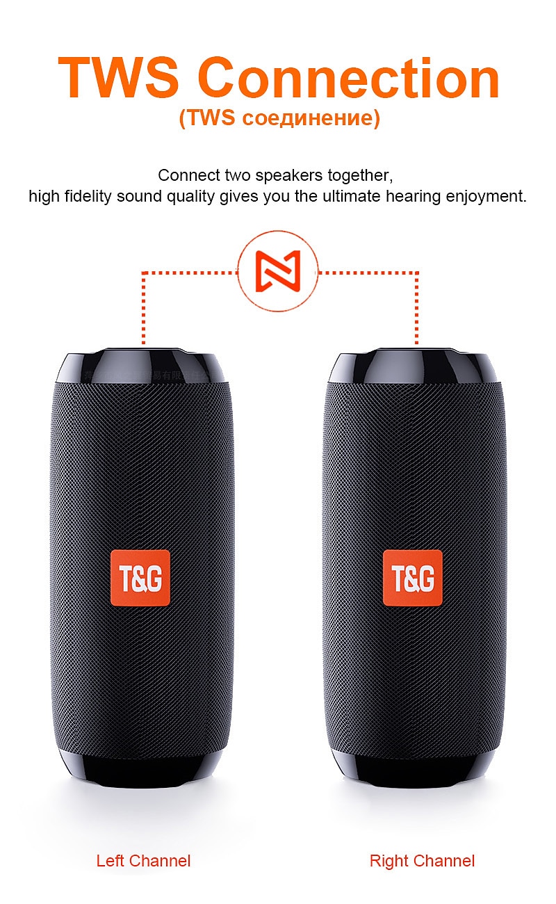 Portable Bluetooth Speaker Wireless Bass Subwoofer Waterproof Outdoor Speakers Boombox AUX TF USB Stereo Loudspeaker Music Box Valentine's Day Gift 2026 - $25.99 –P10