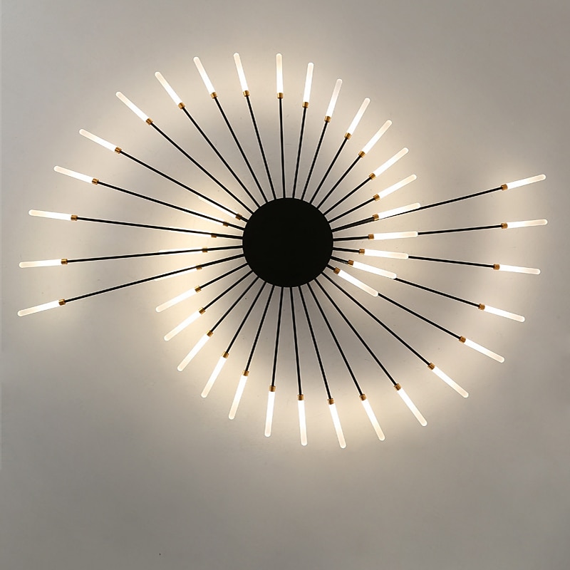 128 cm-es klaszteres mennyezeti lámpák led 42 fényes nordic stílusú fém festett felületek modern 220-240V 2025 - $394.79 –P6