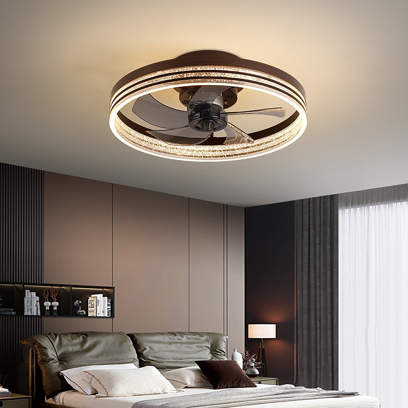 Ventilatore da soffitto a led 50cm ventilatore da soffitto in metallo finiture verniciate moderno 220-240v del 2025 a $230.29 –P9