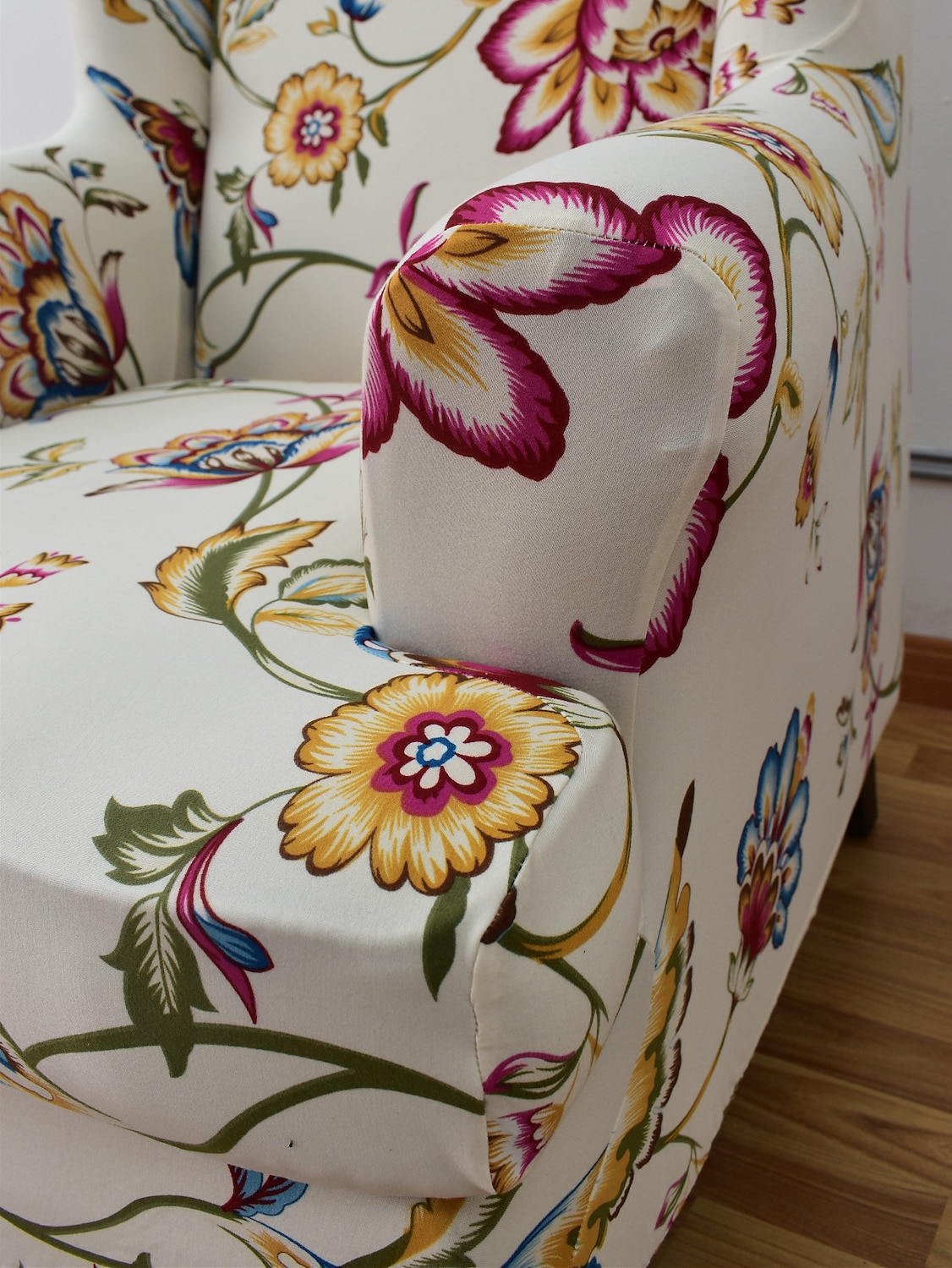 stretch wingback stoltrekk vinge stol slipcovers spandex stoff wingback lenestoltrekk med seteputetrekk for stue soverom dekor 2025 - $60.99 –P5