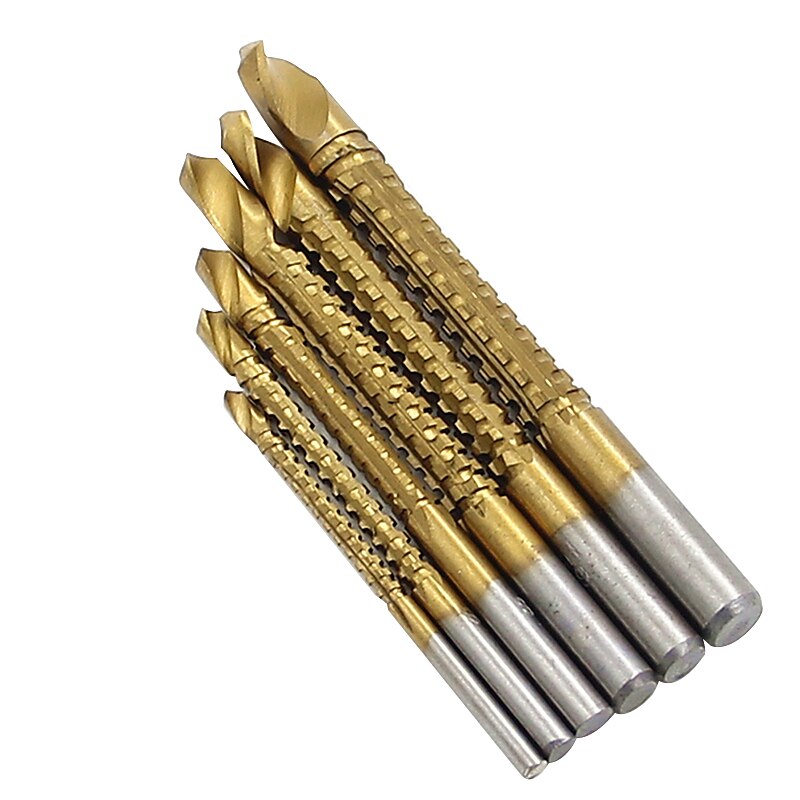 6pcs Electric Drill Bits Titanium Coated HSS Drill Saw Bits For Metal Milling Cutters For Wood Slotting 3/4/5/6/6.5/8mm 2025 - $10.99 –P2