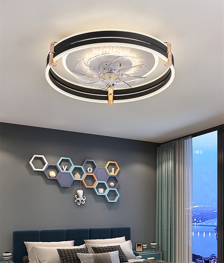 Lampada Da Soffitto A Led Di Lusso Con Ventilatore A Soffitto Lampada Da Soffitto del 2026 a $287.89 –P14