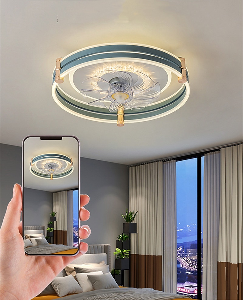 Lampada Da Soffitto A Led Di Lusso Con Ventilatore A Soffitto Lampada Da Soffitto del 2026 a $287.89 –P6