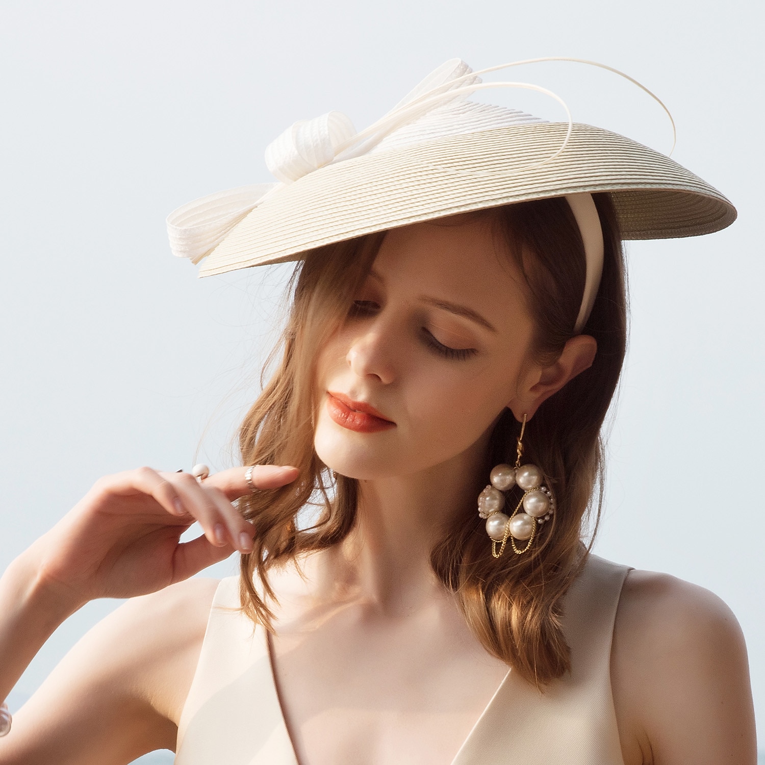 Women's Fascinators Pillbox Hat Cap Weddings Straw Fedora Vintage Sinamay Base Hats for Kentucky Tea Party Horse Race Ladies Day Headpiece dress to impress Race Day Dress 2025 - $39.99 –P16