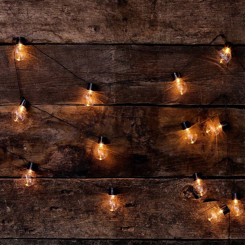 elegante festa di ricevimento di nozze luci a globo per esterni luci solari a led per matrimonio 6m-30 lampadine 5m-20 lampadine luci da giardino per matrimonio impermeabili per layout di festa di del 2025 a $43.99 –P14