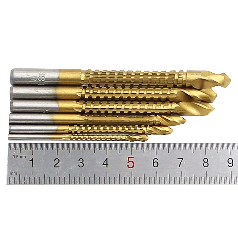 6pcs Electric Drill Bits Titanium Coated HSS Drill Saw Bits For Metal Milling Cutters For Wood Slotting 3/4/5/6/6.5/8mm 2025 - $10.99 –P5