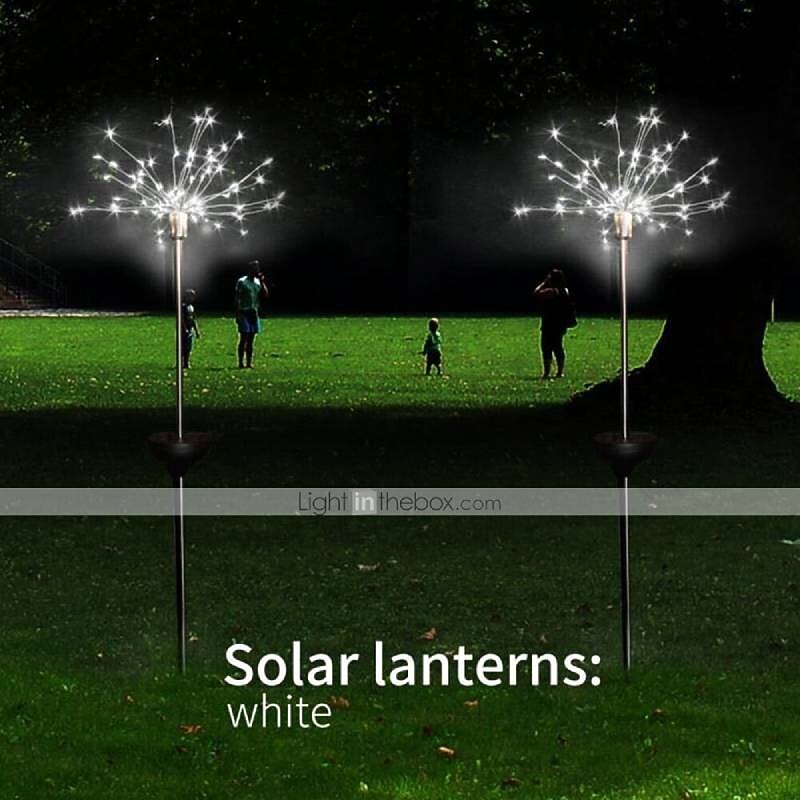 2025年 LED ソーラー花火ストリングライト、クリスマスガーデン用防水タンポポ装飾&amp; パティオ  コレクション – $22.99 –P3