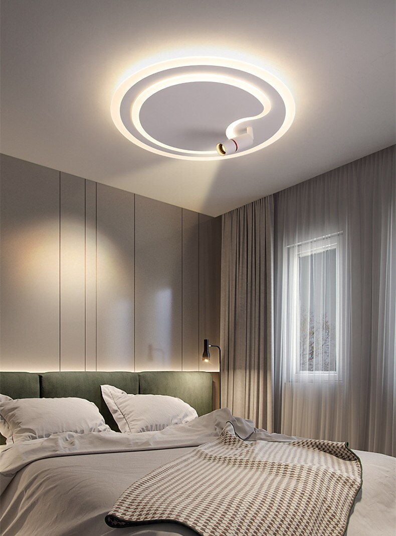 Deckenleuchte LED kreative Strahler einfache moderne runde Schlafzimmerlampe 2026 - $287.59 –P5