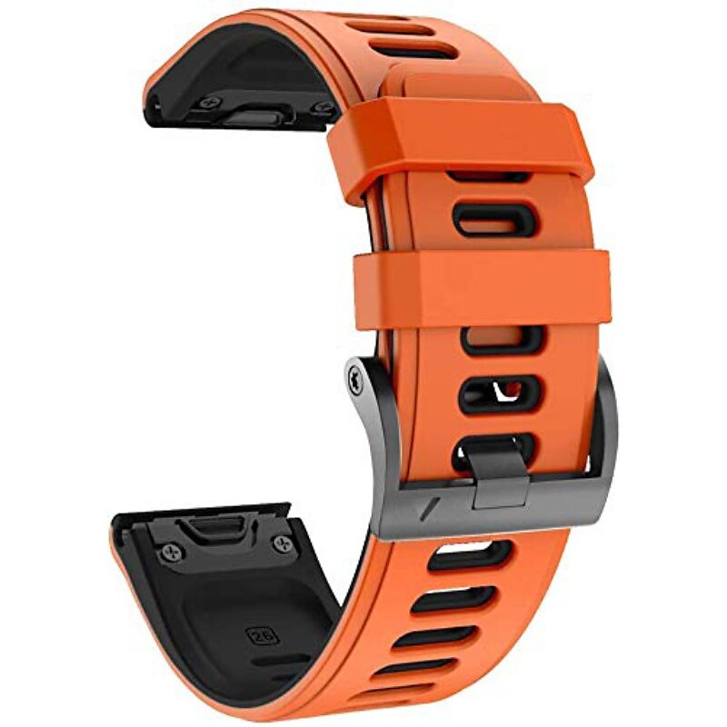 Cinturino per orologio  per Garmin Fenix 7 7X 6 6X Pro Epix Pro 47mm 51mm Instinct 2X Approach S70 47mm S62 S60 Forerunner 955 945 Epix Marq Descent Quatix 22mm 26mm Silicone Sostituzione Cinghia del 2025 a $24.99 –P12