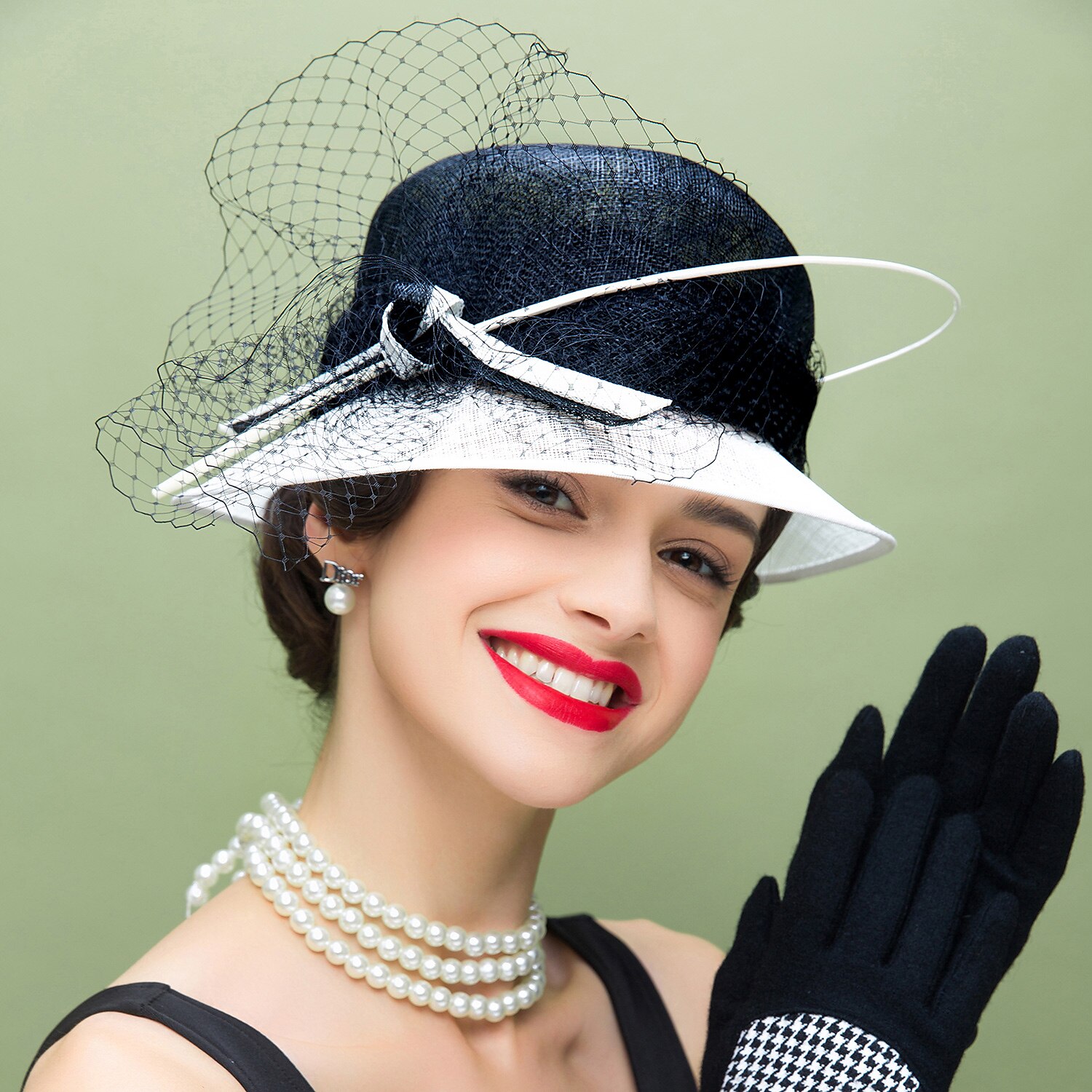 Retro-Hochzeitsfedern Lolita-Accessoires mit Farbblock 1pc besondere Anlässe / Partys / Abendkopfschmuck 2025 - $89.99 –P7