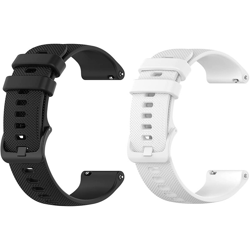 2 paquetes Ver Banda para Garmin Forerunner 265 255 Music Venu 3 2 Vivoactive 4 22mm Silicona suave Reemplazo Correa 22mm Correa Deportiva Pulsera 2025 - $11.99 –P11