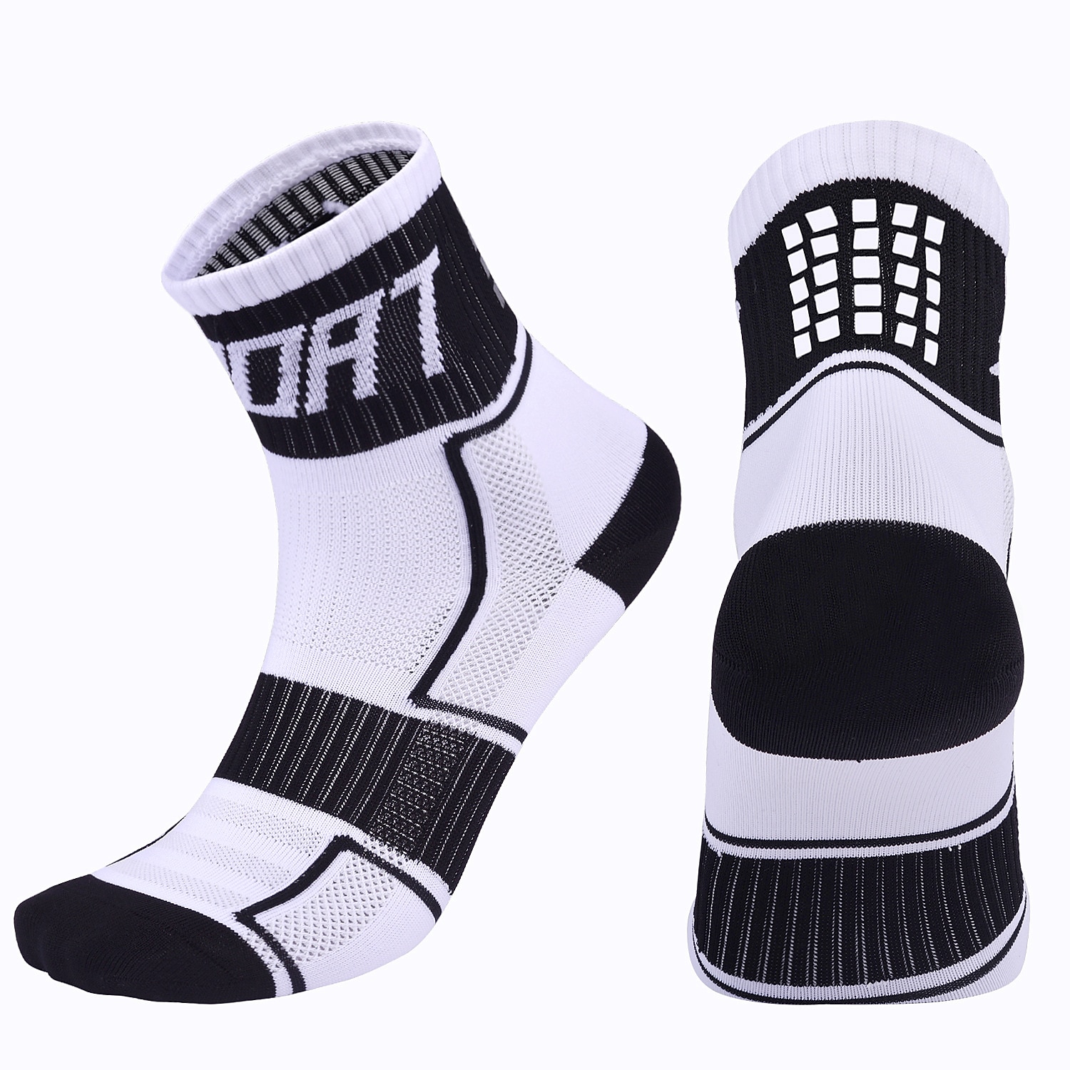5 Pairs Compression Socks Ankle Socks Athletic Sports Socks Cycling Socks Women's Men's Cycling  Bike Bike Cycling Lightweight Breathable Quick Dry Fashion Nylon White Black Blue 2025 - $18.99 –P10