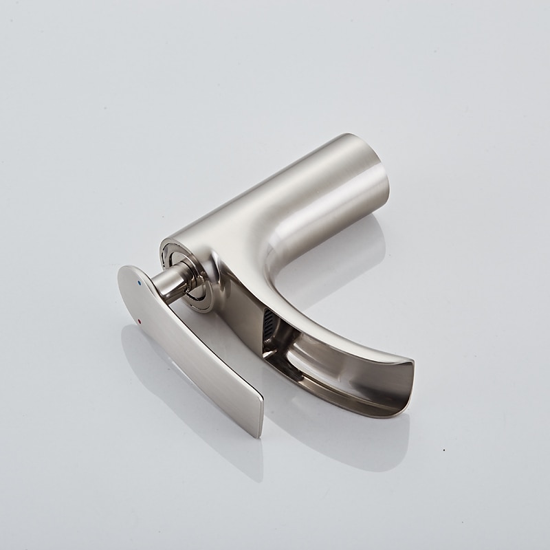 Bathroom Sink Faucet - Waterfall Electroplated Centerset Single Handle One HoleBath Taps 2025 - $97.99 –P7
