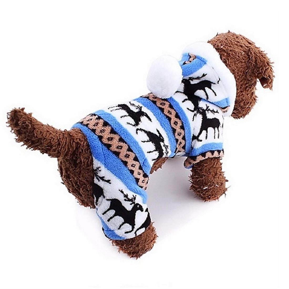 Dog Cat Hoodie Jumpsuit Pajamas Puppy Clothes Christmas Keep Warm Winter Warm Dog Clothing 2025 - $16.49 –P8