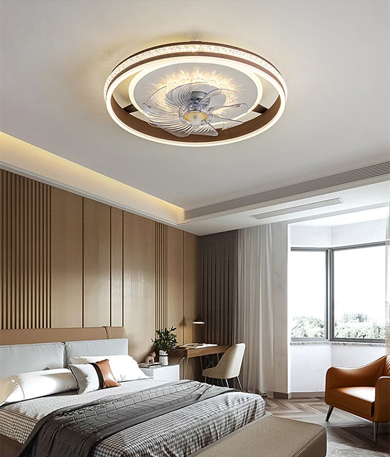 Lampada Da Soffitto A Led Di Lusso Con Ventilatore A Soffitto Lampada Da Soffitto del 2026 a $287.89 –P3