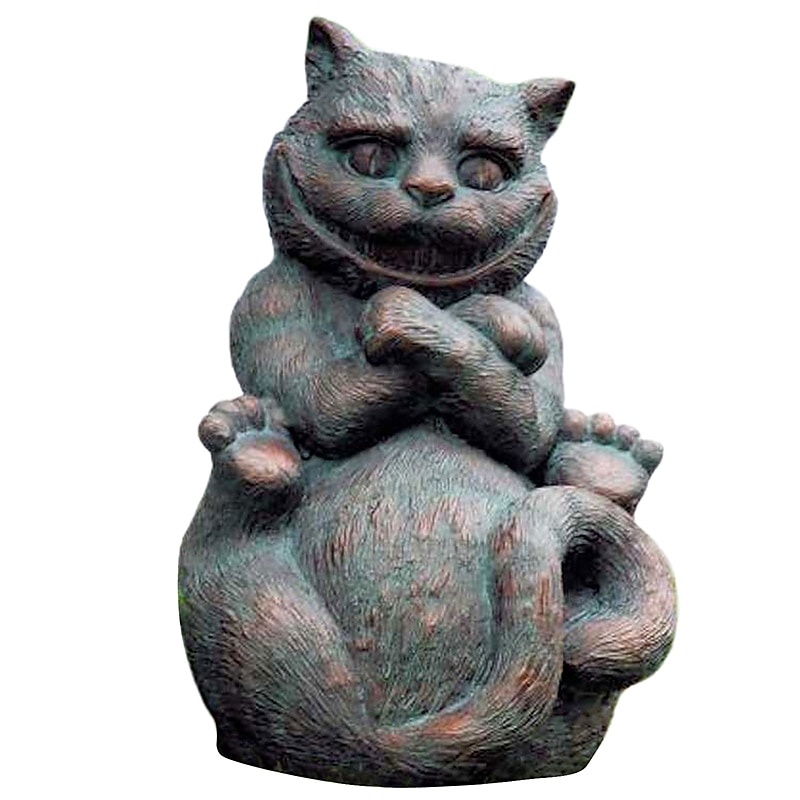 Ornamento de resina país das maravilhas jardim/estátua de pátio alice estatueta play set estátua de coelho país das maravilhas decoração do jardim de 2025 por $19.99 –P7