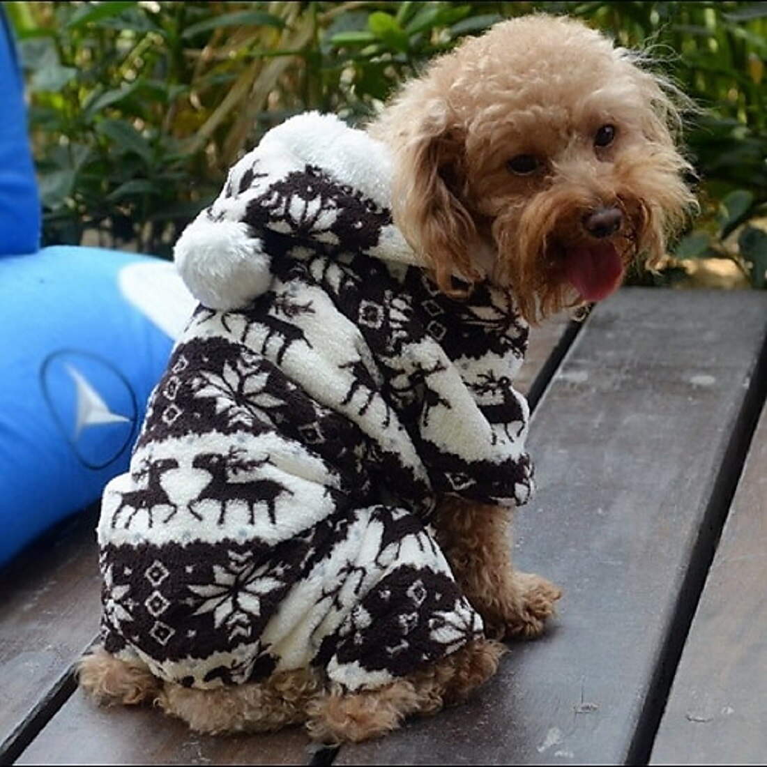 Dog Cat Hoodie Jumpsuit Pajamas Puppy Clothes Christmas Keep Warm Winter Warm Dog Clothing 2025 - $16.49 –P7