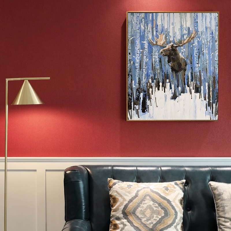 Oil Painting Hand Painted Vertical Animals Modern Rolled Canvas (No Frame) 2026 - $134.99 –P7