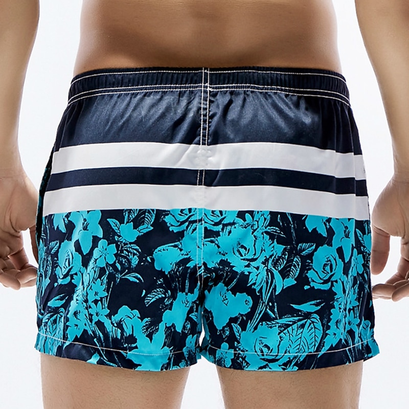 Homens Shorts de Natação Calção Justo de Natação Riscas Com Cordão Com bolsos Secagem Rápida Leve Bermuda de Surf Roupa de banho Surfe Praia Esportes Aquáticos Verão de 2026 por $22.99 –P12