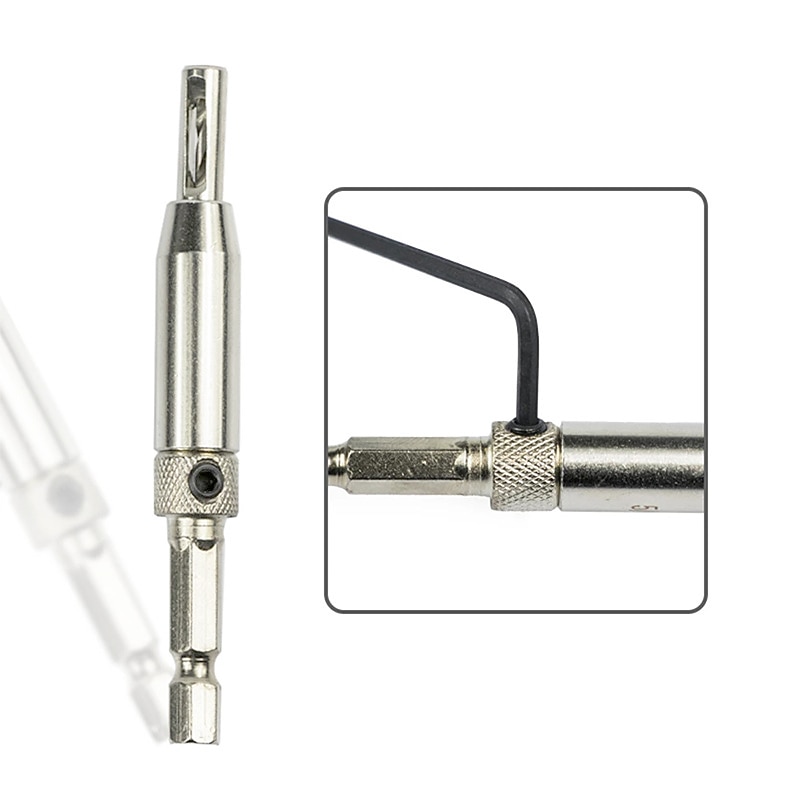 Serratura 8 pezzi&amp; Set Di Punte Per Cerniera Autocentrante Foro Pilota HSS Attacco Esagonale Utensile Per Legno Seghe A Tazza Fai Da Te Prezzo All'ingrosso del 2025 a $24.99 –P7