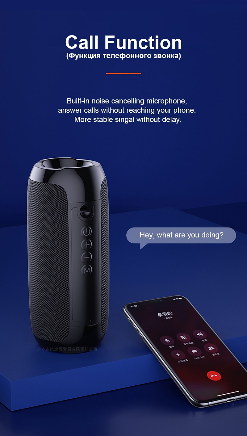 Portable Bluetooth Speaker Wireless Bass Subwoofer Waterproof Outdoor Speakers Boombox AUX TF USB Stereo Loudspeaker Music Box Valentine's Day Gift 2026 - $25.99 –P9