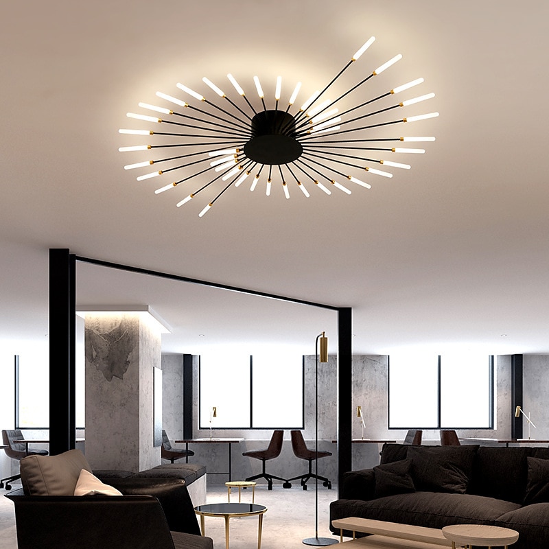 128 cm-es klaszteres mennyezeti lámpák led 42 fényes nordic stílusú fém festett felületek modern 220-240V 2025 - $394.79 –P3