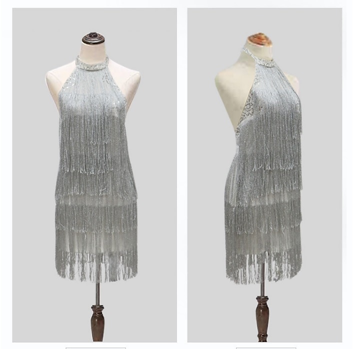 High Neck Flapper Dress