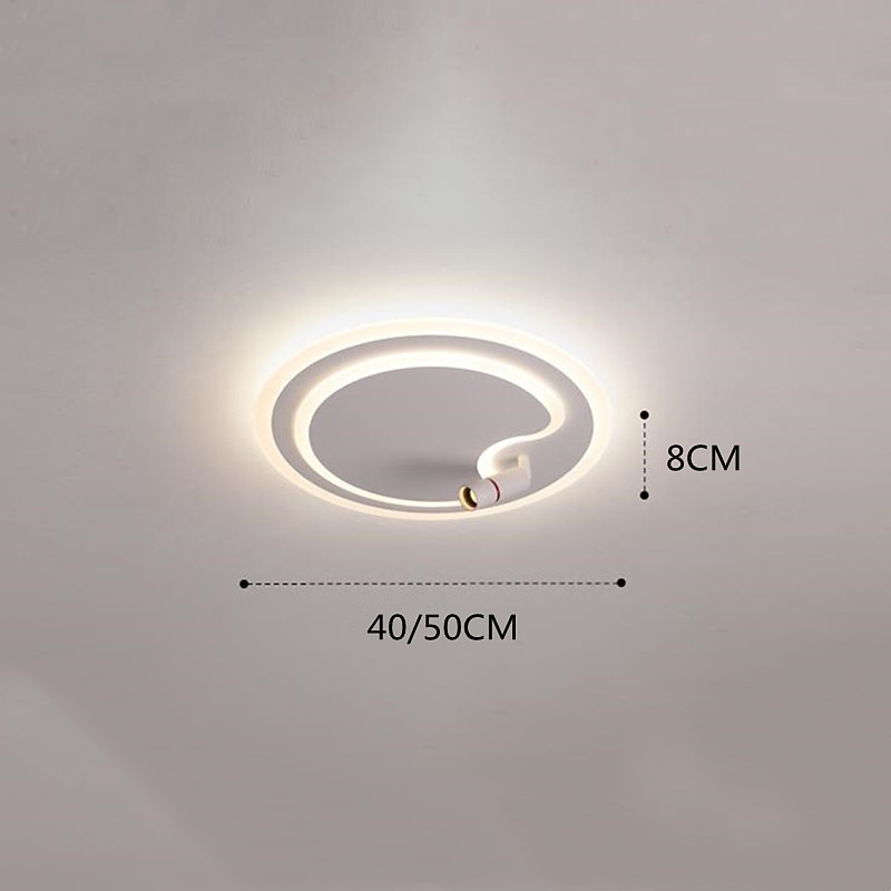 Deckenleuchte LED kreative Strahler einfache moderne runde Schlafzimmerlampe 2026 - $287.59 –P10