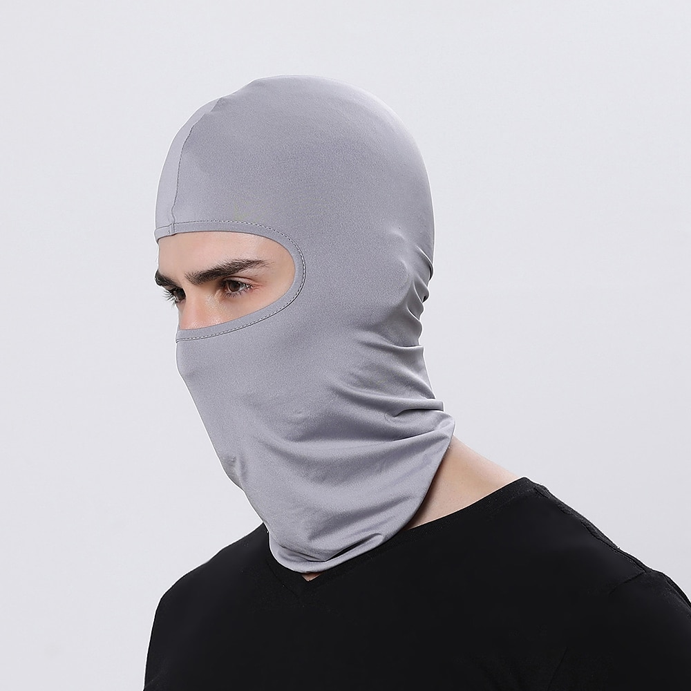 balaclavas Συμπαγές Χρώμα Αντιηλιακό Αναπνέει Με προστασία από την σκόνη Σκούπισμα ιδρώτα Άνετο Ποδήλατο / Ποδηλασία Σκούρο γκρι Λευκό Μαύρο για Ανδρικά Γυναικεία Ενηλίκων / Ελαστικό 2025 - $6.99 –P3