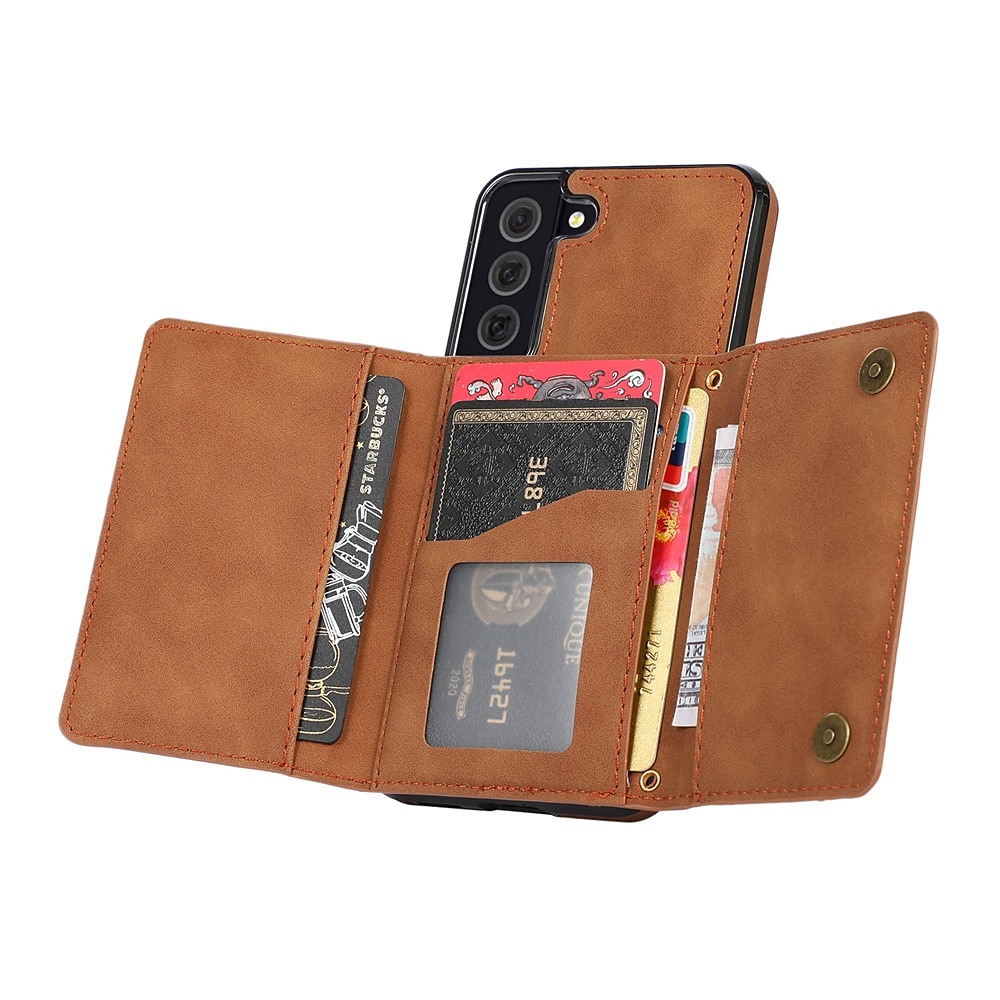 high quality leather wallet card slot case for Samsung galaxy S20 21 22 23  Plus Note 10 20 Ultra - Fittedcases